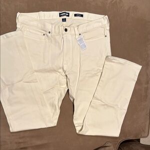 Lands’ End Cream Jeans